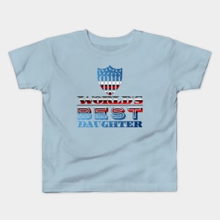 World' Best Daughter Kids T-Shirt